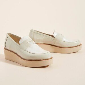 Anthropologie Llana Platform Patent Leather Loafers - NIB